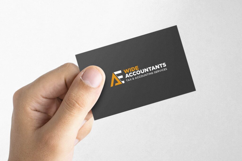 AE Wide Accountants Logo - Digital Delicate